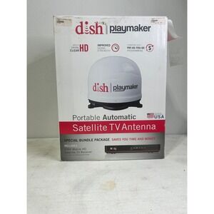 Winegard DISH Playmaker Portable Automatic Satellite TV Antenna White PL7000R